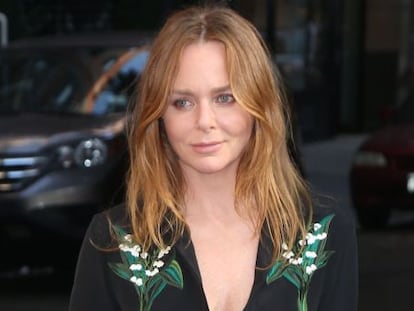 Stella McCartney en la presentación de su firma en junio en Nueva York.