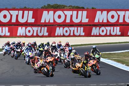 Imagen del GP de Australia de Moto 2, celebrado el pasado fin de semana.