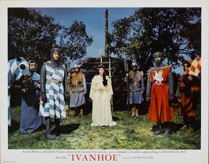 Cartel de la película 'Ivanhoe'.