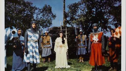 Cartel de la película 'Ivanhoe'.