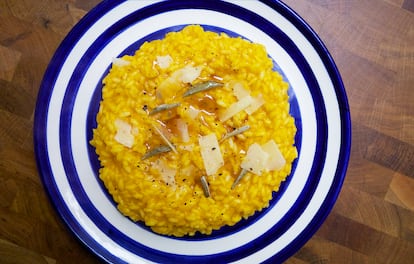 El plato parece el escudo del Capitán América