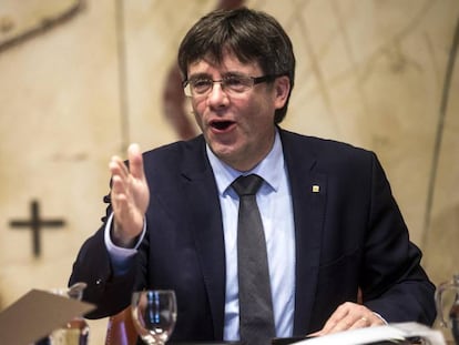 El president Carles Puigdemont.