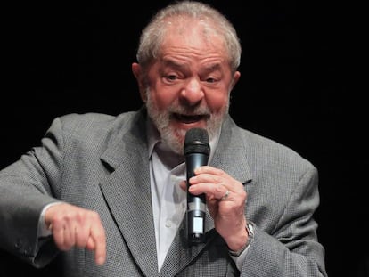 O ex-presidente Lula, no último dia 10 de julho.