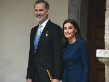 Los Reyes a la entrega del Premio de Literatura en Lengua Castellana 