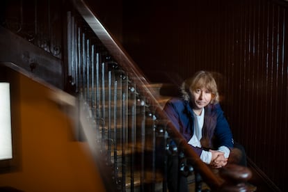 Eduardo Matute, a dual-disorder patient at his home in the Madrid’s Chueca neighborhood.