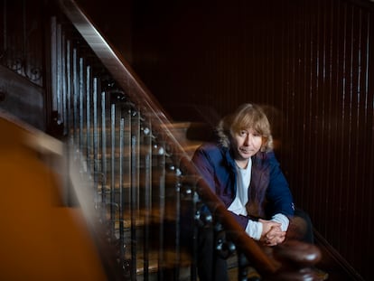 Eduardo Matute, a dual-disorder patient at his home in the Madrid’s Chueca neighborhood.