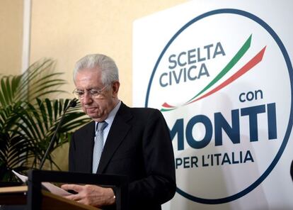 El ex primer ministro italiano, Mario Monti.