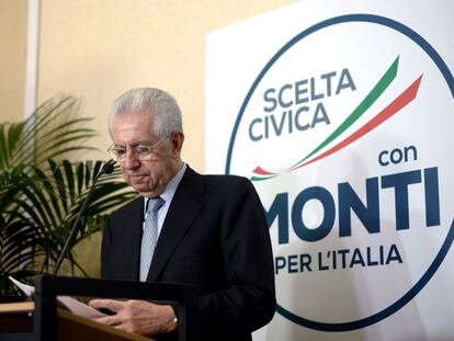 El ex primer ministro italiano, Mario Monti. 