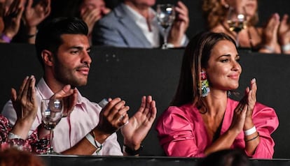 Miguel Torres y Paula Echevarría, el pasado fin de semana en el festival Starlite de Marbella.