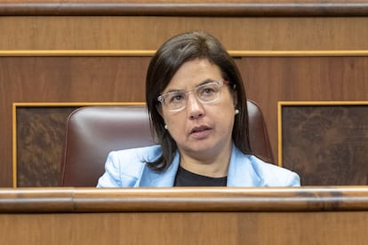 La diputada popular Ana Belén Vázquez Blanco, este miércoles en el Congreso. 