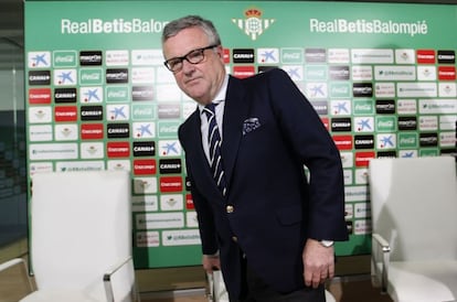 El presidente del Betis, Manuel Domínguez Platas.