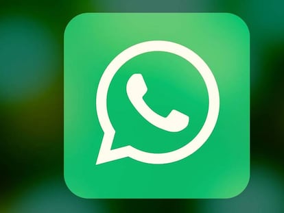 Logo de WhatsApp cuadrado con fondo