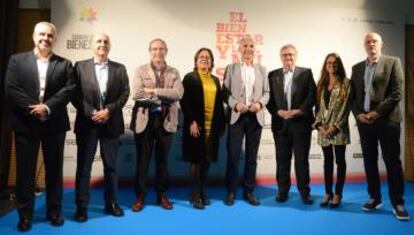 Foto de familia del congreso 'El bienestar y la música: entre dos aguas'.