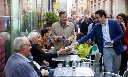 El secretario general del Partido Popular (PP), Teodoro García Egea, durante la campaña electoral.