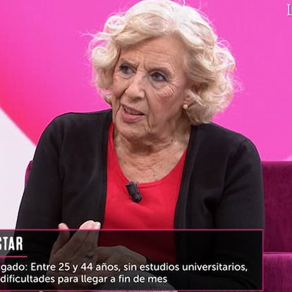 Preguntan a Carmena por el futuro de la izquierda: lo resume todo en una frase final de esas que son para tatuarse
