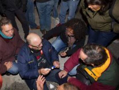 Detenidas 28 personas y 12 heridas en las primeras horas de la huelga general
