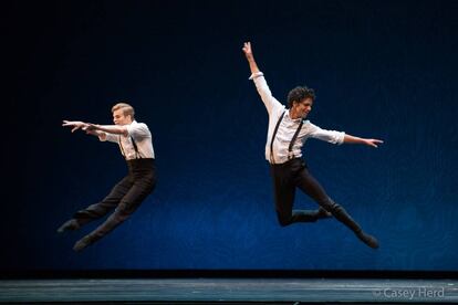 Gennadi Nedvigin e Isaac Hernández, en Les Lutins.