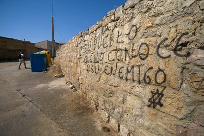 Castrillo Mota de Judíos es objetivo de actos vandálicos antisemitas.
