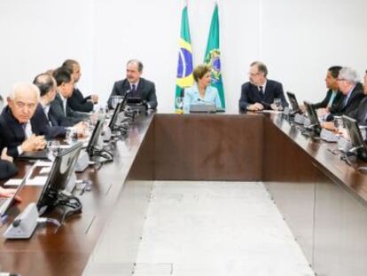 Dilma Rousseff recebe representantes das Centrais Sindicais
