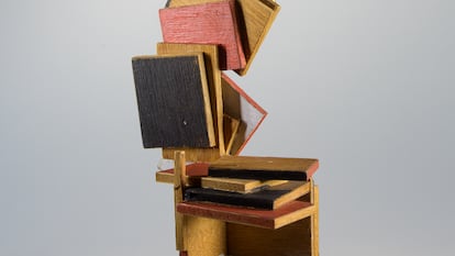 'Sin título (“Divertimento”)' (entre 1968 y 1995), de Esteban Vicente, en el Museo de Arte Contemporáneo Esteban Vicente, Segovia.