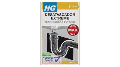 Desatasca y Limpia Eficazmente Tuberías y Desagües Atascados (2 x 500 ml)