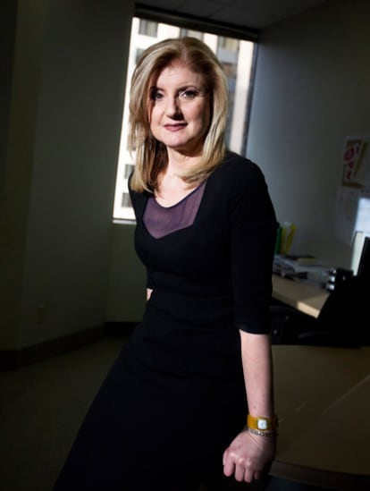 La periodista estadounidense Arianna Huffington, nueva consejera de EL PAÍS.