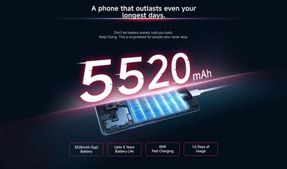 Batería del Redmi Note 15 5G