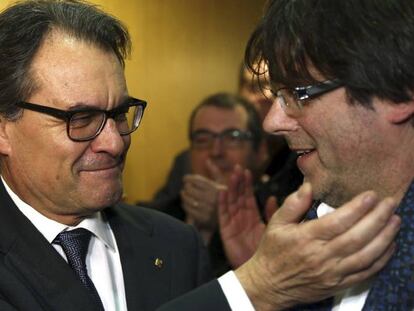 Artur Mas i Carles Puigdemont.