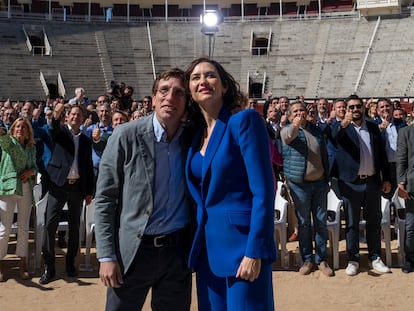 La presidenta de la Comunidad de Madrid, Isabel Díaz Ayuso, y el alcalde de Madrid, José Luis Martínez-Almeida.