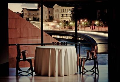 El restaurante Nerua, en el museo Guggenheim de Bilbao.