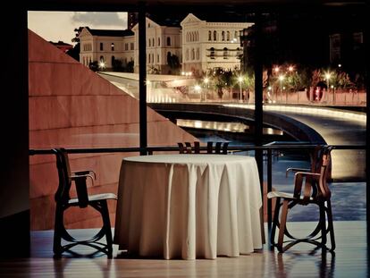 El restaurante Nerua, en el museo Guggenheim de Bilbao.