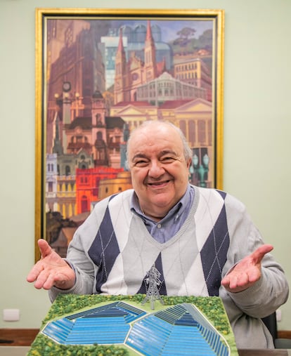  Curitiba Mayor Rafael Greca, a city planner, photographed at his office at City Hall. 