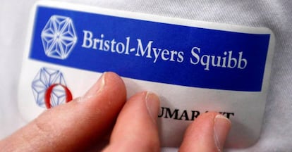 Logo de Bristol-Myers Squibb.