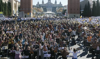 Concert per demanar la llibertat dels 'presos polítics', aquest diumenge.