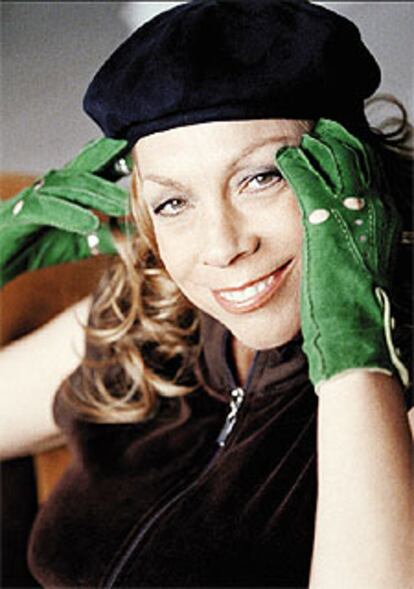 La cantante norteamericana Rickie Lee Jones (Chicago, 1954).