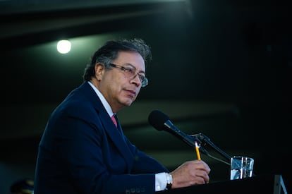 Gustavo Petro en Bogotá, Colombia.