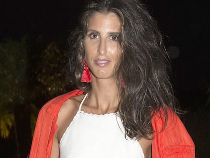 Inés Domecq, en una fiesta en Sotogrande (Cádiz) en agosto de 2017.