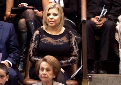 El criticado modelito de Sara Netanyahu en el parlamento de Israel.