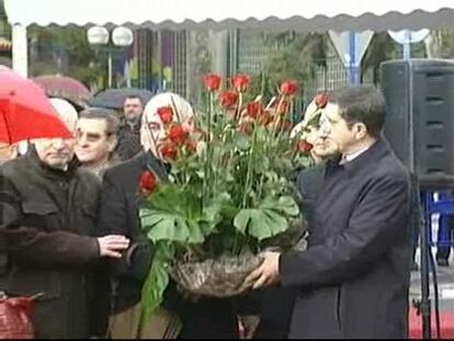 Homenaje al socialista Fernando Buesa