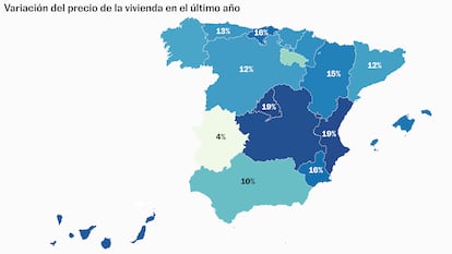 Los precios de la vivienda no dan tregua y suben un 14,3% a inicios de año