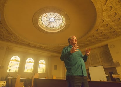 Brewster Kahle en la sede de Internet Archive en San Francisco
