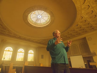 Brewster Kahle en la sede de Internet Archive en San Francisco