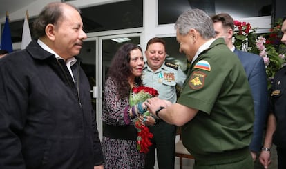 Rosario Murillo junto a Daniel Ortega en 2015.