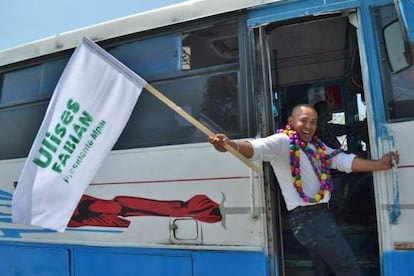 Ulises Fabián, el candidato asesinado en Guerrero, México.