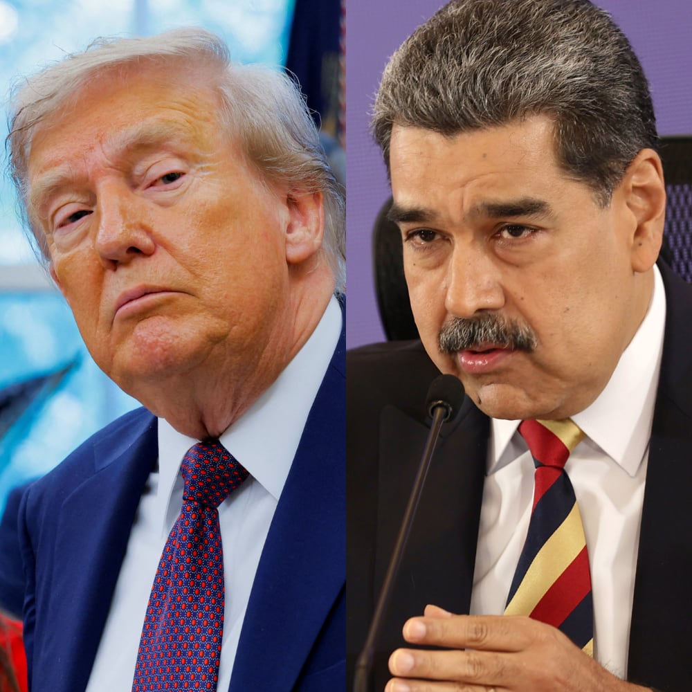 Donald Trump y Nicolás Maduro