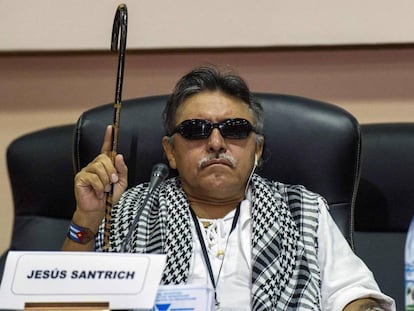  Jesús Santrich, excomandante de las FARC. 
