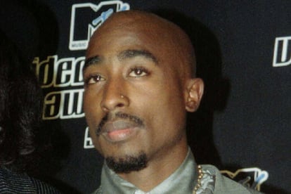 Rapper Tupac Shakur