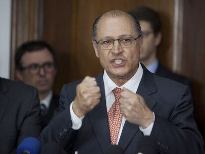 El gobernador de Sao Paulo, Geraldo Alckmin. 