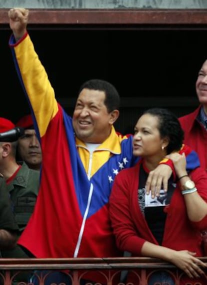 Chávez comparece en el Palacio de Miraflores el pasado 17 de marzo.