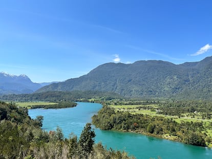 Vista del río Puelo.